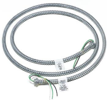 LTC Pre-assembled Greenfield WhipsUL (R) listed in the Upper Range of Specifications